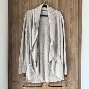 Cozy Cream Open-Front Cardigan